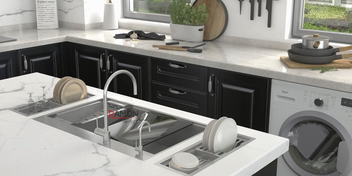 بهترین سینک آشپزخانه لوکس برای ویلاها
