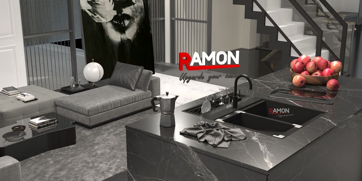 سینک لوکس سنگی یا استیل طلایی